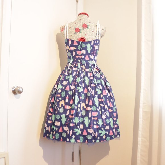 Collectif Jade XS Dress - Picture 2 of 4